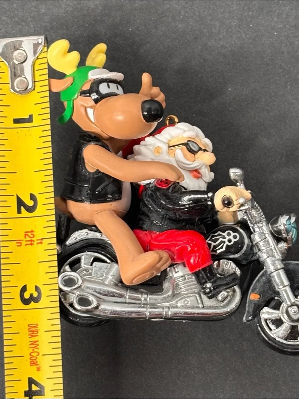 Carlton Cards Heirloom Collection 2002 "Rebel with a Claus" Motorcycle Ornament - Picture 13 of 14